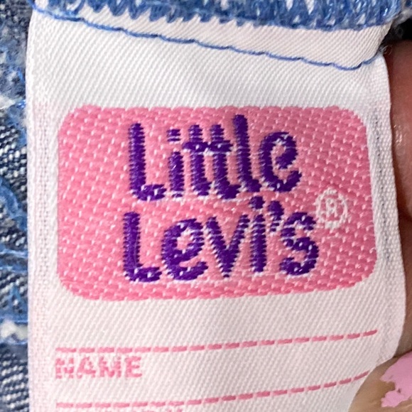 Vintage Little Levi's Acid Washed Denim Romper - Picture 13 of 15